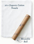 Esembly Reusable Cotton Paperless Towels - Washable Kitchen Towels with Storage Tube | Organic, Absorbent, Fits Standard Holders | Zero Waste Cleaning Solution - Refill, 12-Pack