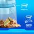 Ziploc Quart Food Storage Freezer Bags, Stay Open Design with Stand-Up Bottom, Easy to Fill, 100 Count