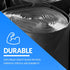 Reli. Heavy Duty Trash Bags - 55-60 Gallon, 50 Large Black Garbage Bags, Made in USA