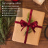 3/8 Inch Dark Red Ribbon, 25 Yds for Gift Wrapping, Flower Bouquets, Crafts, and Holiday Decorations