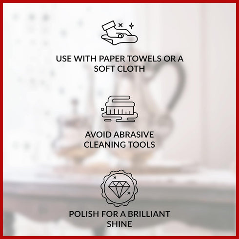 HOPE'S Brass Polish and Cleaner, 8 oz, Pack of 2 - Safe for Brass, Copper, Chrome, and Sterling Silver