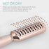Navaris Vented Hairbrush - Rose Gold Gel Handle, Wide Set Bristles for Wet, Dry, Curly, Thick Hair