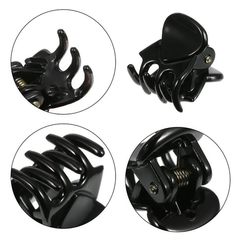 Hotop 24 Pcs Small Mini Hair Claw Clips for Girls and Women, Non-Slip Plastic Tiny Jaw Clips