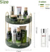Rotating Makeup Organizer for Vanity, 360 Spinning Clear Storage for Perfume, Skincare, Lipstick on Bathroom Countertop