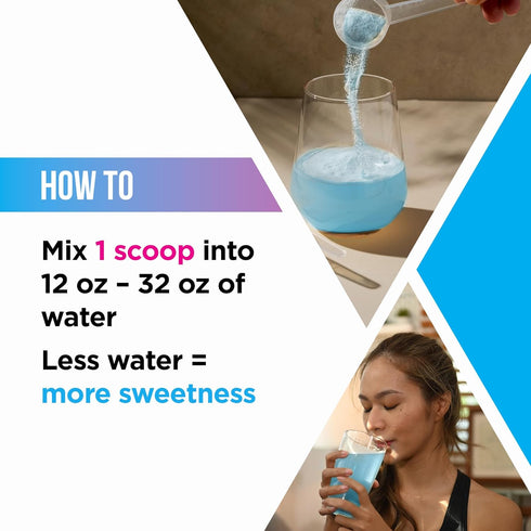Livingood Daily Electrolytes Powder, Sugar-Free Hydration Drink to Replenish & Energize the Body, Berry Frost