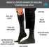 Skineez Medical Grade Compression Socks, 10-20mmHg, 1 Pair for Advanced Healing