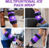 2 Ice Pack for Knee Pain Relief, Reusable Gel Ice Wrap for Injuries, Cold Compress Therapy for Arthritis & Meniscus