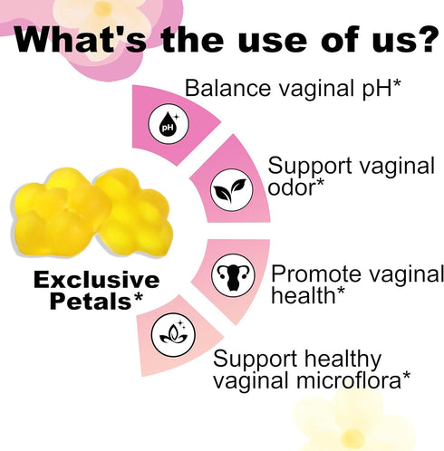 Moxca Gummies Womens Health Probiotic | Vegan Probiotic Supplement with Bacillus Coagulans for Gut & pH Balance | Daily