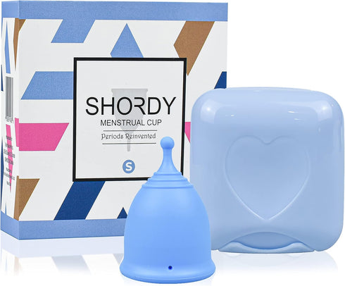 SHORDY Menstrual Cups (Small), Single Pack with Box, Soft & Flexible, Copa