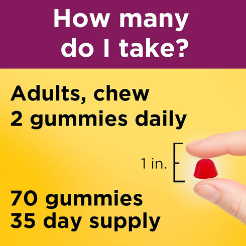 Gummy 70 Gummies, 35 Nature Made Multivitamin For Women, Womens Multivitamins for Daily Nutritional Support, Multi
