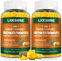 2 Pack Vegan Iron Supplement Gummies 100MG for Women & Men - Peach Flavor, with Vitamin C, A, B, 120 Ct