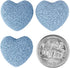 Set Pack 8(1'') SUNYIK Assorted Natural Lava Rock Puff Heart Pocket Stone Aromatherapy Essential Oil Diffuser
