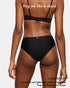 LEAKPROOF2.0 Seamless 6 3-Black) Bikini Period Underwear for Women | Period Panties Holds Tampons | Mild Incontinence