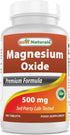 Best Naturals Magnesium Oxide 500 mg, 180 Tablets