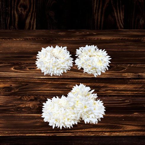 Traditional Indian Hair accessories White Gajra Artificial Flower Jewelry Handmade Veni tiara For Women Party Wear bridal mehndi Hair Bun
