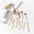 Mehayi 20 PCS Macaron Pearls Hair Clips, Handmade Cute Hair Barrettes, Elegant Gold Hair Accessories for Women Girls