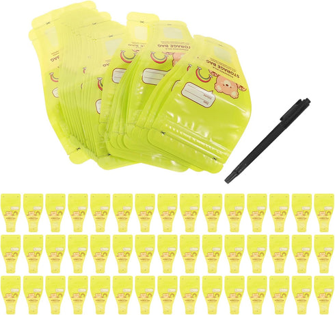 TOPPERFUN Travel Disposable Formula Powder Storage Bags 120pcs with Leak-proof Funnel Design and