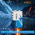 YUEBVIWIE 2 Pack 9V 650mAh 9V 1.5 1200 USB Li-ion Rechargeable Battery, High Capacity Rechargeable Battery, H Fast