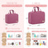 HOTOR Travel Toiletry Bag with Hanging Hook, Spacious Waterproof Bag for Women & Men, Makeup Bag/Big Compartment for