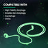 Eargasm Afterglow Earplug Connector Cord: Flexible Silicone Lanyard for Secure Accessibility, Compatible with High