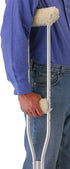 NOVA Medical Products Sheepskin Fleece Crutch Pads, Universal Fit, Washable, One Pair