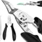 Ingrown Toenail Clippers Upgrade, Steel Nail Clippers for Professional Podiatrist, Long Handle Curved Blade Tool