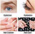 Professional Stainless Steel Eyebrow Scissors for Men and Women - Small Facial Hair Grooming Scissors for Mustache,