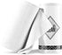 Microfiber Cloths in a Roll, Reusable Washable Tear Away Cleaning Rags, 12" x 12", 40 Pack (White) for Auto and Home