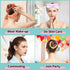 LEOBRO Makeup Headband, 3pcs Headband for Washing Face, Spa Headband, Skin Care Headband with 3pcs Hair Scrunchies