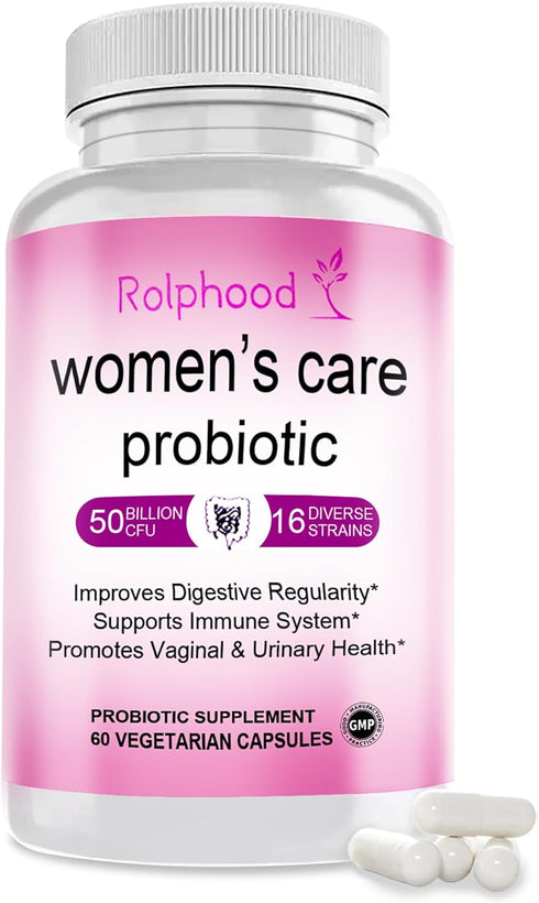 Vaginal Probiotic for Women's pH Balance Health,with Prebiotics &Lactobacillus Probiotic Blend,Boost Immune,Digestive,Gut,Promote