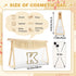 Personalized Initial Letter Bag Boho Straw Clear Makeup Bag,Small Cute Chenille Varsity Letter Bag With Zipper,Beach Travel Toiletry Bag,Portable Monogrammed Cosmetic Bag for Women Girls,K