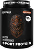 Birdman Falcon Performance Vegan Protein Powder, 31g Protein, 5g Creatine, Low Carb, Plant Based Chocolate