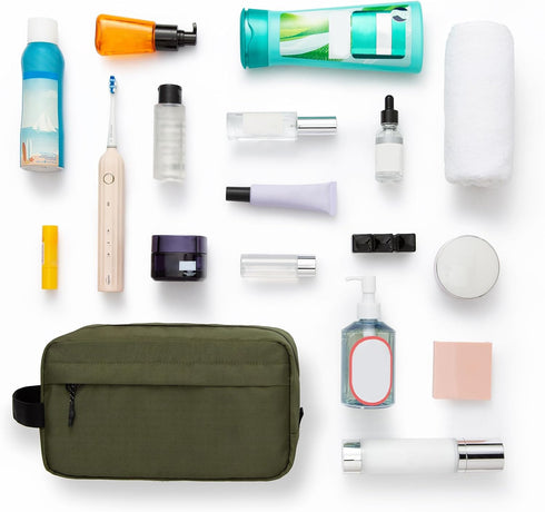 Vorspack Large Travel Toiletry Bag for Men, Water Resistant Hanging Dopp Kit for Toiletries Accessories