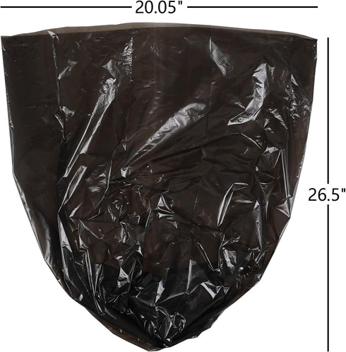 5 Gallon Trash Bags, 150 Counts, Black Wastebasket Bin Liners, Garbage Bags