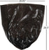 5 Gallon Trash Bags, 150 Counts, Black Wastebasket Bin Liners, Garbage Bags