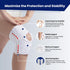 JOMVD Knee Brace for Meniscus Tear, Knee Pain, Adjustable Breathable Knee Support with Side Stabilizers for Knee Pain