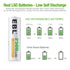 EBL 10 Counts AA Batteries 2500mAh 1.2V High Performance Precharged Ni-MH AA Rechargeable Batteries