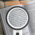AIXPI Magnifying Glass with Light, 30X Handheld Magnifier with 12 LED for Reading Inspection