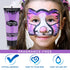 MEICOLY Cream Light Purple Face Body Paint, 2.37 oz, Water Based Full Body Paint for Adults and Kids, Lavender Violet