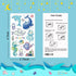 Partywind 130 Styles Luminous Shark Temporary Tattoos for Kids, Glow Shark Birthday Decorations Party Favors (10 Sheets)