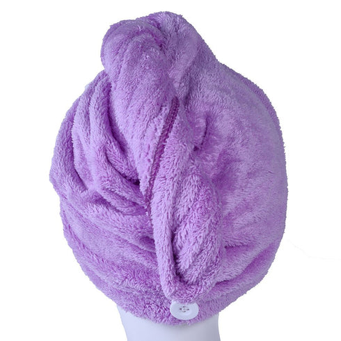 YYXR Microfiber Hair Drying Towel, Ultra Absorbent Twist Hair Turban Drying Cap
