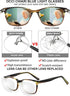OCCI CHIARI Anti Blue Light Reading Glasses Rx Frame for Computer Games, 1.0 to 4.0 (300)