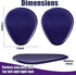 12 Pieces Metatarsal Pads Gel Ball of Foot Cushions Soft Pain Relief Forefoot Support Gel Foot Pads for Women Men Cushioning Foot Pain Plantar Fasciitis Neuroma (Blue)