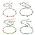 Whaline 4 Pcs Bohemian Style Floral Wreath Headbands - Flower Crown Headdress for Wedding Bride Party Festivals (4