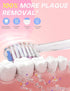 SEAGO Kids Electric Toothbrush - 2 Mins Brushing Timer, 8 Replacement Brush Heads, Pink Color for Ages 4-12