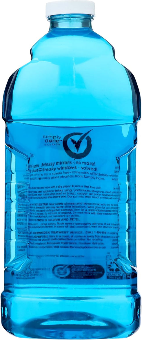 Simply Done Ammonia, 67.6 Glass Cleaner Refill, with Ounce
