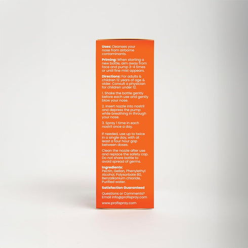 Immune 8 (90 Profi Nasal Spray Cleansing Gel Layer for Airborne Exposure, Up to Hours, Drug-Free Nasal Spray
