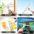 Keleekelin 9.7 (9.7" Window Squeegee for Glass DoorsAll-Purpose Window Cleaning Squeegee, Handheld for Windows, Car