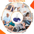 Reusable Ice Pack for Injuries by Ohuhu, 3 Packs, Hot & Cold Therapy Pain Relief, 3 Sizes