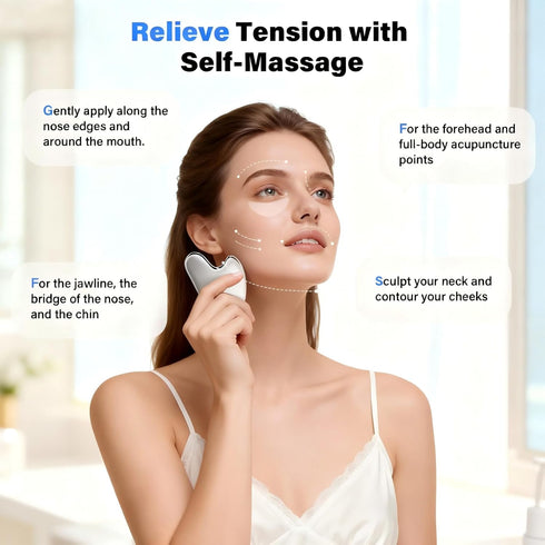 VDTEB (Grey-5pcs) Stainless Steel Muscle Scraper Gua Sha Kit and Derma Edge Scraping Tools for Physical Therapy, Deep